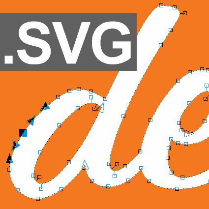convert logo to SVG - vector format - example