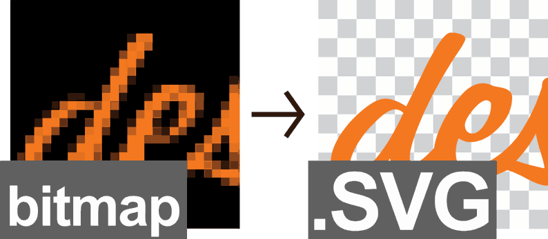 convert logo to SVG - vector format