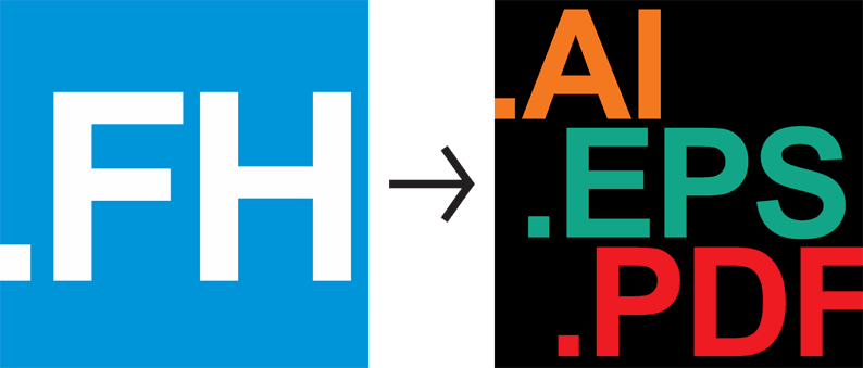 convertir FH11 a PDF, EPS, AI o CDR - servicio online