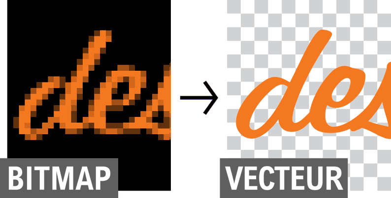 convertir logo en transparent et vectoriel