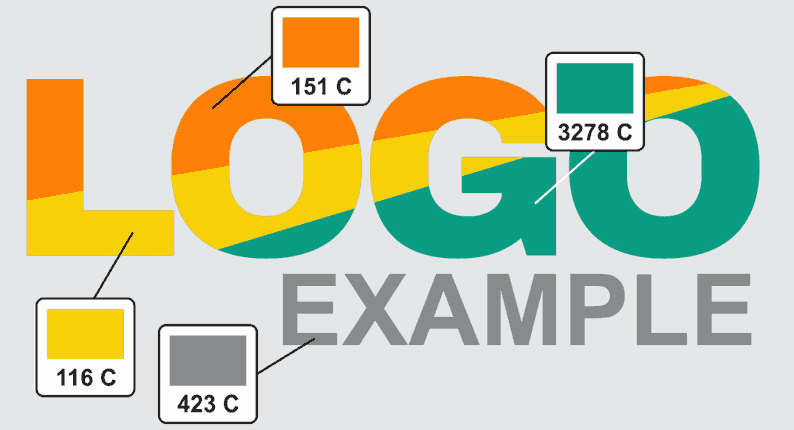 Kennen Sie die Pantone-Farben eines Logos