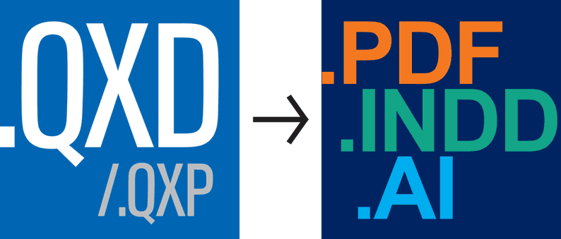 Konvertieren Sie QuarkXPress-QXD- oder QXP-Dateien in PDF oder INDD